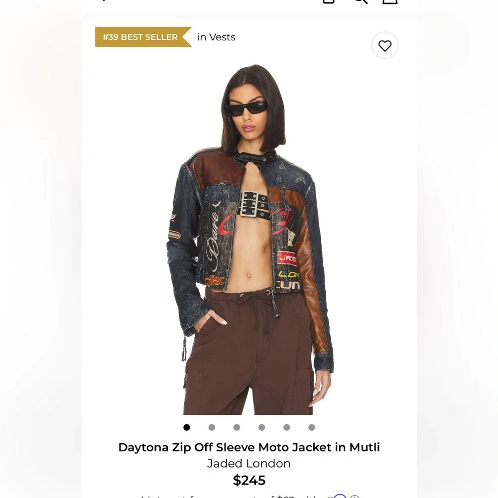 Jaded London Moto Jacket - Picture 1 of 5